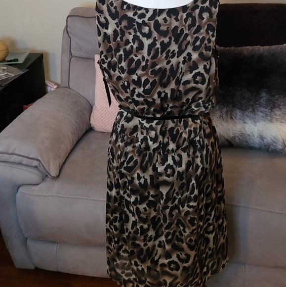JBS Leopard Sleeveless Dress NWT - Picture 6 of 8